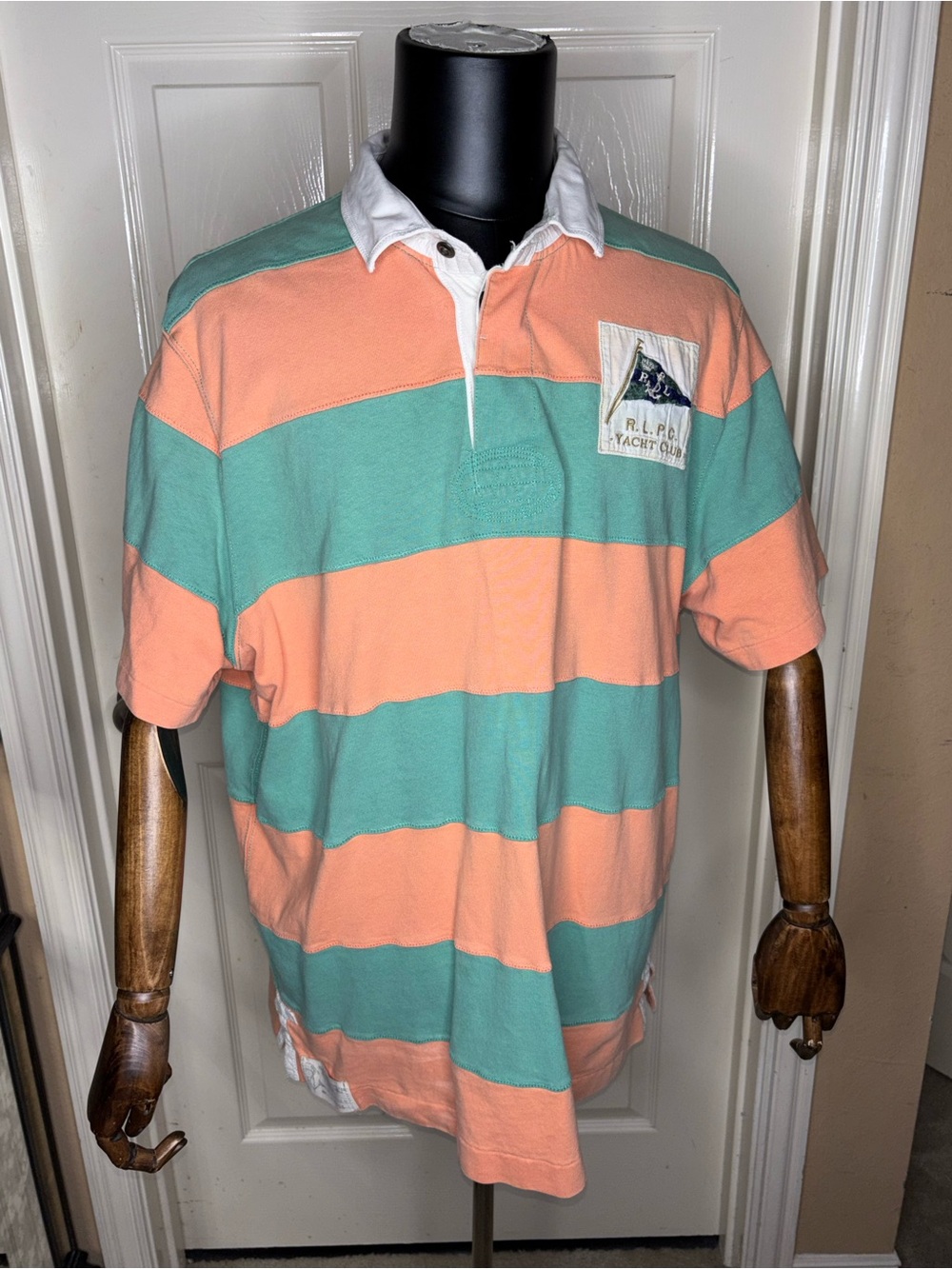 Polo Ralph Lauren Vintage Men's Size XXL Class RLPC Yacht Club Polo Shirt - Picture 1 of 11